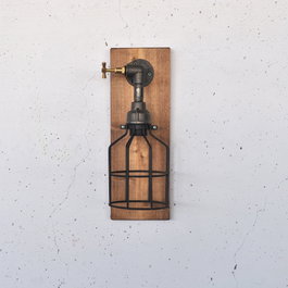 Opviq Pp171 Lámpara de pared de madera maciza